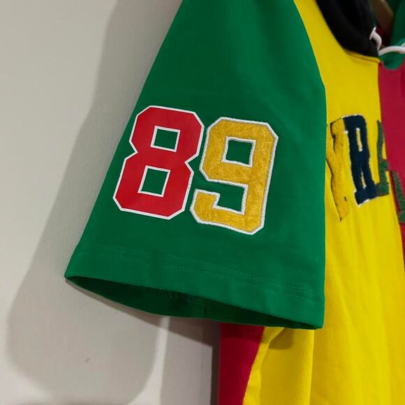 Black Pyramid Colorblock Short Sleeve Hoodie - Picture 3 of 6